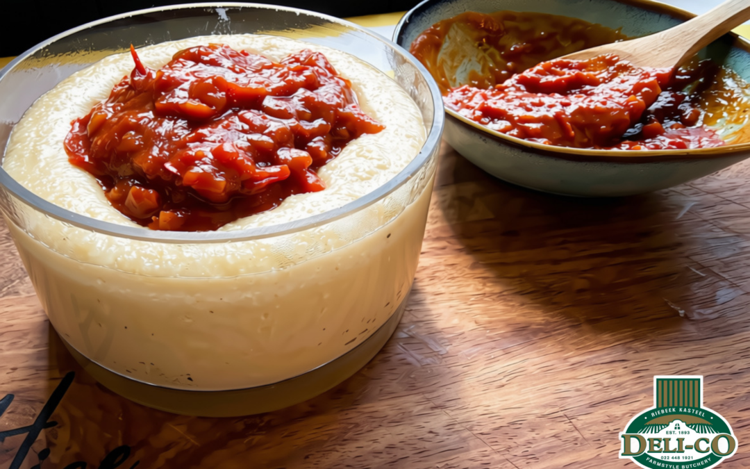 Naweek-spyskaart met Deli-co: “Grits”-styl mieliepap met smoor