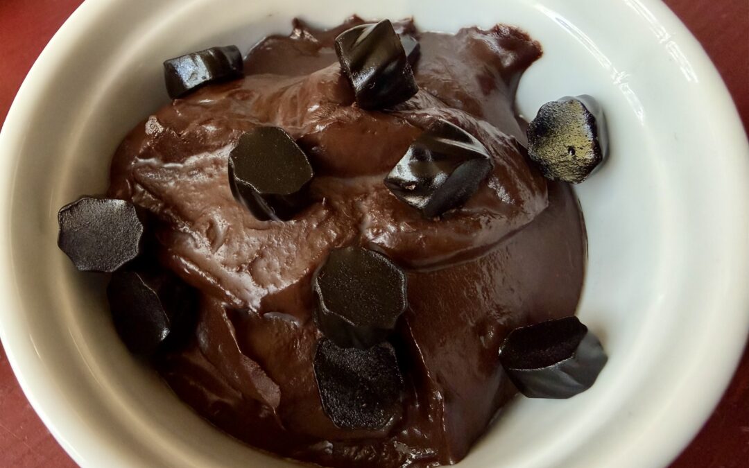 Naweekspyskaart met Deli-co: Sjokolade en liquorice nagereg