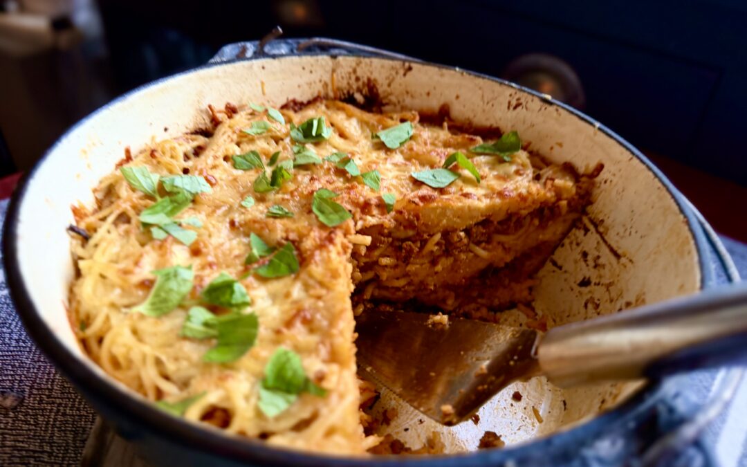 Naweekspyskaart met Deli-co: Italiaanse spaghetti-pastei