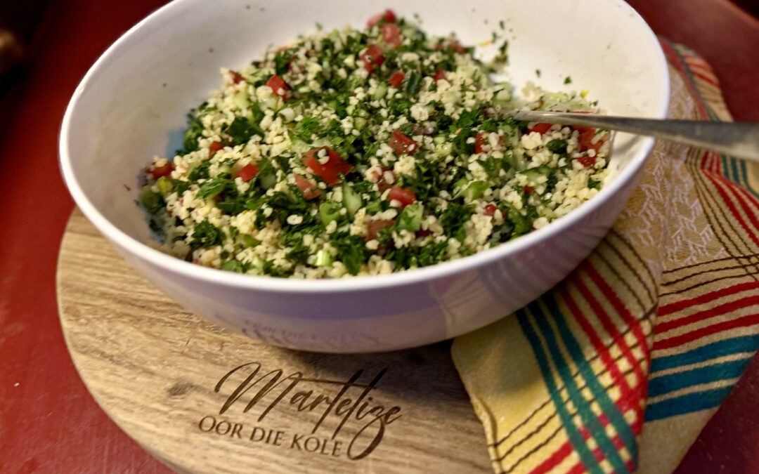 Naweekspyskaart: Tabbouleh-slaai